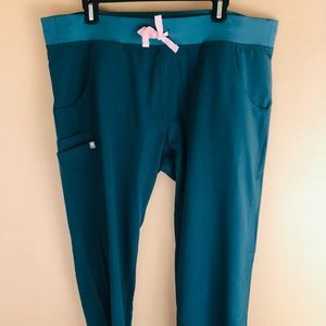 Figs - Kade Scrub Pants Caribbean Blue
